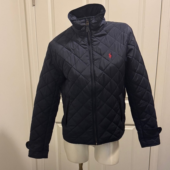 Ralph Lauren Jackets & Blazers - Ralph Lauren Women's Dark Blue Quilted Puffer Jacket